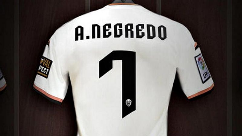Negredo, nuevo jugador del Valencia