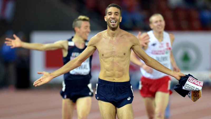 Mullera, bronce tras pedir la descalificación de Mekhissi por quitarse la camiseta en los 3.000