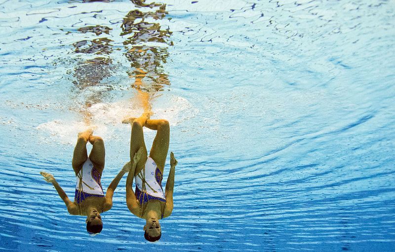 Ucrania complica la plata española de natación sincronizada en dúo y equipo