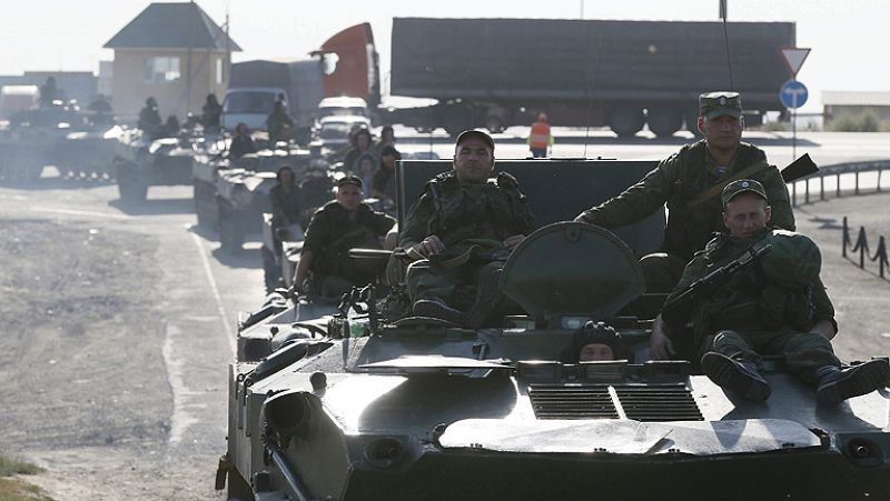 Kiev denuncia la entrada este viernes de blindados rusos en su territorio