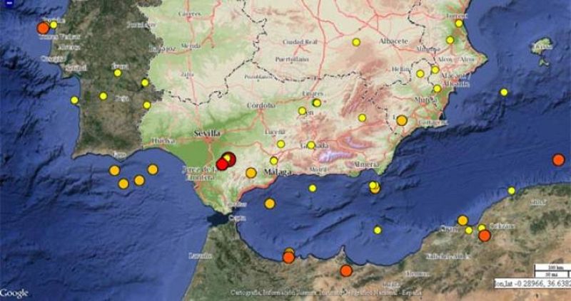 Un terremoto de magnitud 4,3 sacude cuatro provincias andaluzas pero no deja daños