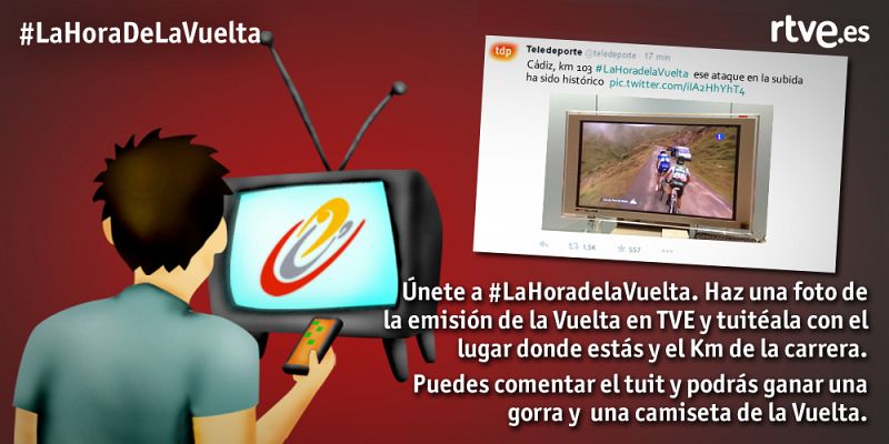 La Vuelta a España 2014 en redes: gana premios votando y haciendo fotos desde el sofá