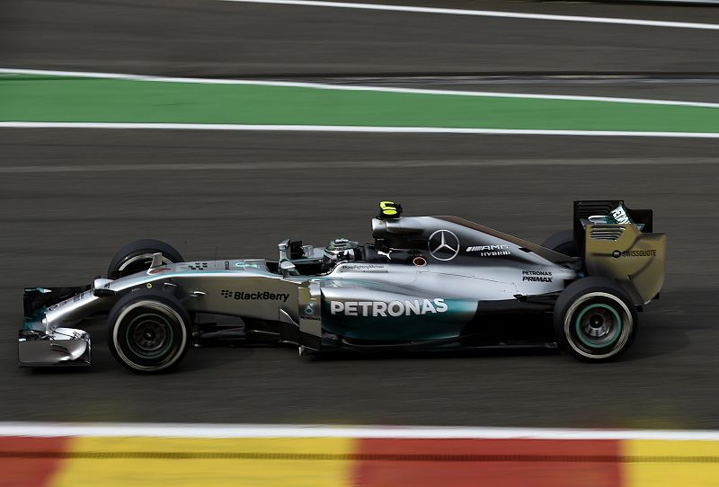 Nico Rosberg, el más rápido en los primeros libres en Spa