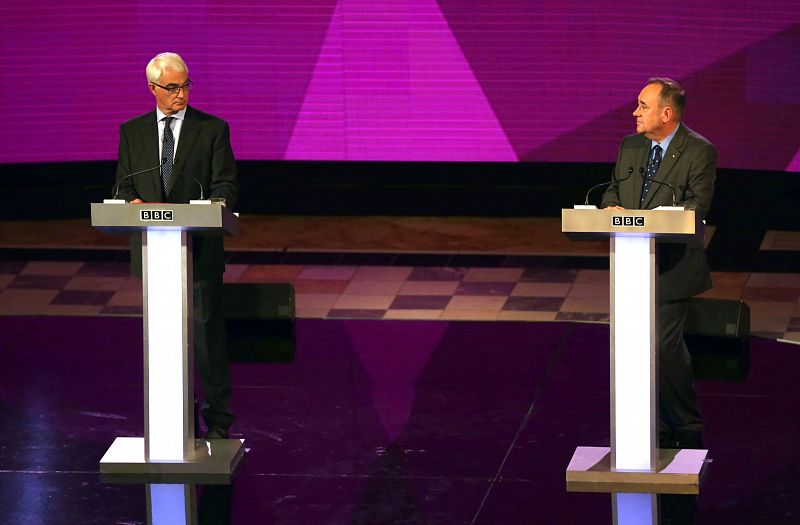 El independentista Salmond vence el último debate televisado antes del referéndum sobre Escocia