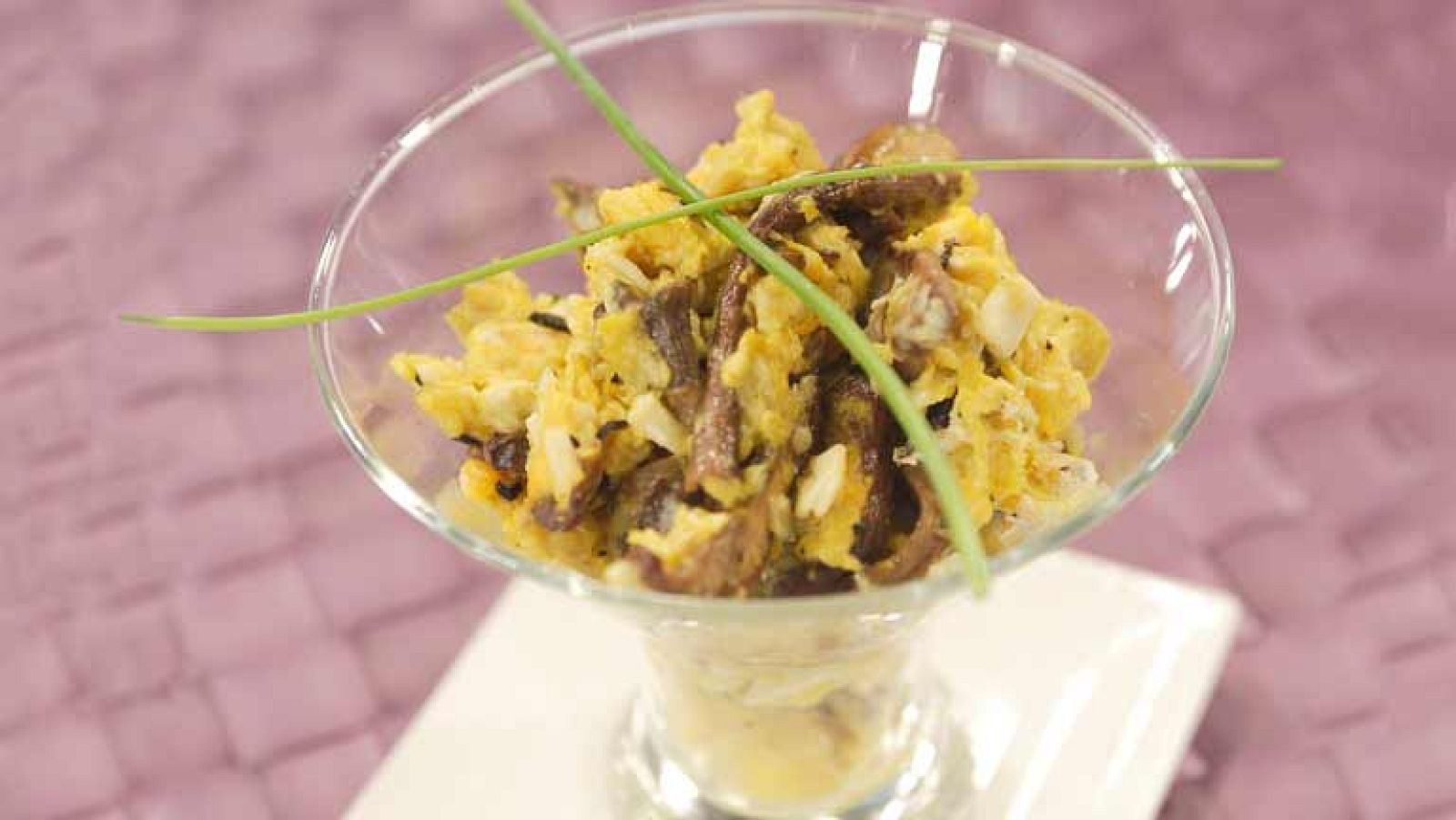 La mañana - Revuelto de boletus con pecorino y trufa