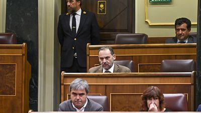 Imagen de la semana pasada del diputado José Luis Ábalos, durante un pleno en el Congreso. Imagen de la semana pasada del diputado José Luis Ábalos, durante un pleno en el Congreso.
