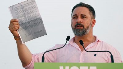 Abascal carga contra Feijóo por ofrecer que gobierne el más votado: "Renuncia a gobernar si tiene un escaño menos"