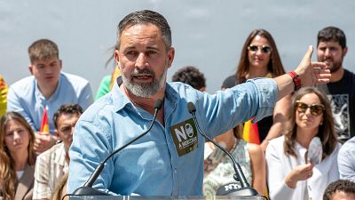 Abascal defiende la "prioridad nacional" y asegura que el 17-M se juega el "condicionar el Gobierno" a Moreno Bonilla