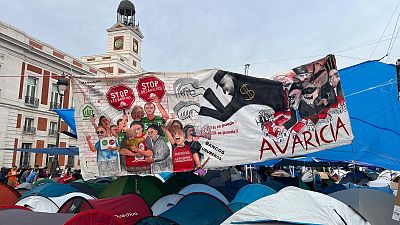La acampada de Sol, con la mirada puesta en el decreto de vivienda: "Leeremos la letra pequeña antes de levantar"