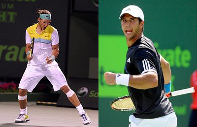 Un aguerrido Nadal y un imparable Verdasco avanzan en Miami