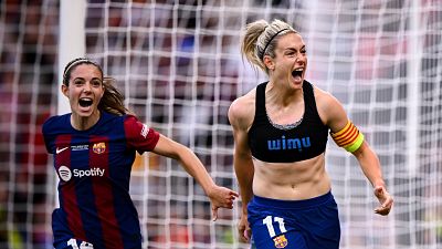 Aitana y Alexia, especialistas en finales de Champions