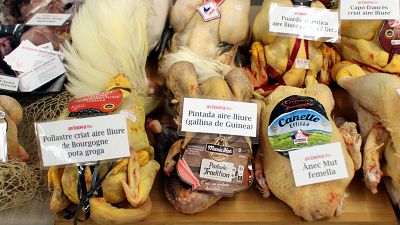 Exposició de producte fresc dels majoristes de Mercabarna | ACN Exposició de producte fresc dels majoristes de Mercabarna | ACN