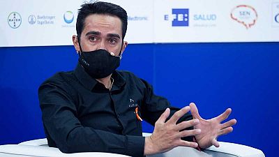 Alberto Contador: "Lo más importante en el Giro es tener presencia en carrera"