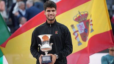 Carlos Alcaraz gana en Roma