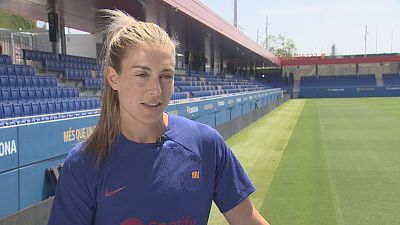 Alexia Putellas, a RTVE, tras 299 días de baja: "Me siento agradecida por volver a sentirme futbolista"