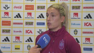 Alexia Putellas anuncia en RTVE una acción conjunta con las jugadoras suecas