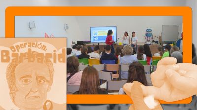 Alumnos de un colegio de Badajoz, científicos por tres meses con familiares a estudio