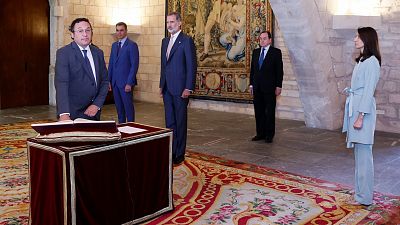 Álvaro García Ortiz jura en Palma ante el rey su cargo como nuevo fiscal general del Estado