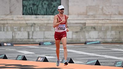 Álvaro Martín, campeón del mundo de 20 km marcha