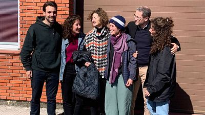 Ana Baneira llega a Galicia tras casi cuatro meses de encarcelamiento en Irán por las protestas contra el régimen