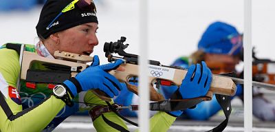 Anastazia Kuzmina, oro en los 7,5 kms. sprint