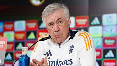 Ancelotti: "Los dos títulos que tenemos en juego pasan por ganar al Barça, es la única duda que no tenemos"