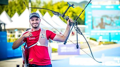 Andrés Temiño vuelve a hacer historia y logra el primer oro mundial individual para España en recurvo