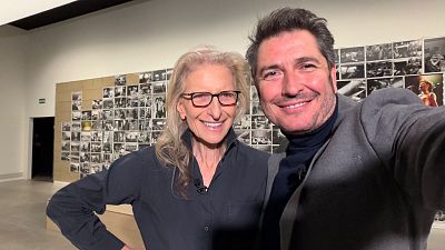 Un 'selfie' con Leibovitz