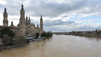 Tromba de agua en el sur de Zaragoza, en el Campo de Daroca y en el norte de Teruel