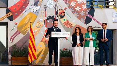 Aragonès llama a Junts a "sumar" fuerzas y a aprovechar la negociación con Sánchez para alcanzar un nuevo referéndum