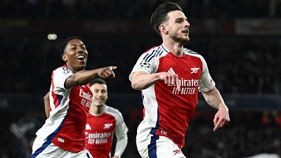 Declan Rice, el 'gunner', y Mikel Merino trituran al Real Madrid complicando su futuro en Champions