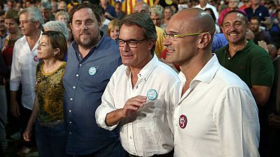 Junts pel Sí pide a los catalanes un "acto de autoafirmación por la libertad" de Cataluña Junts pel Sí pide a los catalanes un "acto de autoafirmación por la libertad" de Cataluña