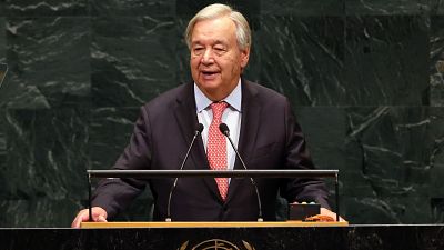 Guterres advierte del riesgo de que el mundo "se divida en dos bloques" en su último discurso ante la Asamblea de la ONU Guterres advierte del riesgo de que el mundo "se divida en dos bloques" en su último discurso ante la Asamblea de la ONU