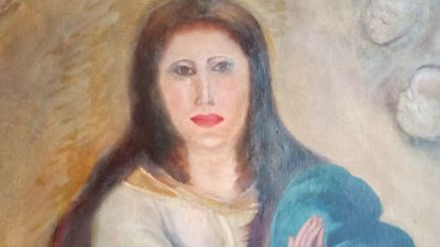 Tenemos nuevo Ecce Homo: ahora sobre una copia una 'Inmaculada' de Murillo