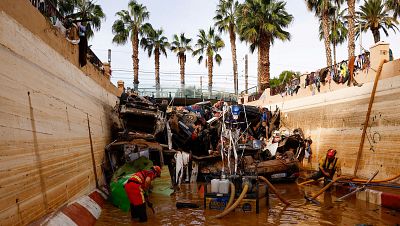 La DANA deja ya 205 muertos mientras se trata de llegar a túneles y sótanos donde quedó gente atrapada