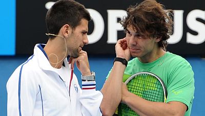 Nueva final entre Djokovic y Nadal, esta vez en el Open de Australia. El español quiere tomarse la revancha frente a su bestia negra de 2011 con un tenis mucho más agresivo. Nueva final entre Djokovic y Nadal, esta vez en el Open de Australia. El español quiere tomarse la revancha frente a su bestia negra de 2011 con un tenis mucho más agresivo.