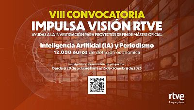 VIII Convocatoria Impulsa Visión RTVE ayudas a la investigación TFM hasta el 16 de diciembre
