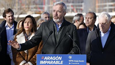 Azcón arranca la campaña del PP con ataques a Alegría: "Se merece tener el peor resultado de la historia del PSOE"