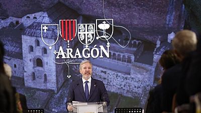 Azcón convocará elecciones en Aragón si no consigue aprobar los presupuestos: "No voy a agarrarme al poder"