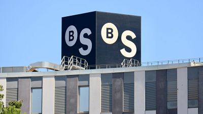 Cub a la seu del Banc Sabadell a Sant Cugat del Vallès. | ACN