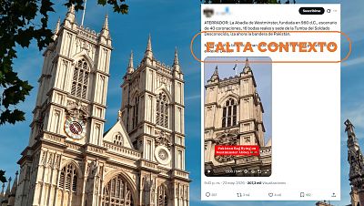 Cuidado con este vídeo descontextualizado de una bandera de Pakistán en la Abadía de Westminster Cuidado con este vídeo descontextualizado de una bandera de Pakistán en la Abadía de Westminster