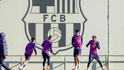 El Barça prepara la visita del Eintracht