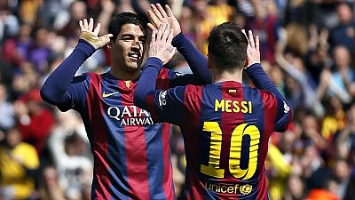 Cuatro meses después, el Barcelona volvió a ponerse al mando de la Liga al aprovechar la derrota del Real Madrid en San Mamés y golear en casa (6-1) al Rayo Vallecano, que plantó cara los azulgranas durante toda la primera mitad, pero que acabó desfo