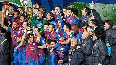 El Barcelona recibe el título mundial