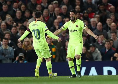 El Barça de Valverde acaba con el maleficio culé en Old Trafford y se asoma a las semifinales