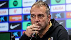 Hansi Flick: 'Todo el equipo quiere dedicarle la victoria a Carles Miñarro'