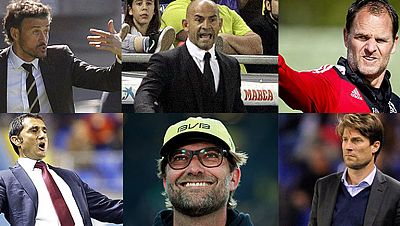 Los nombres de posibles entrendores para sustituir al 'Tata' Martino la próxima temporada rodean al Barça, que afrontará una "profunda remodelación", según su presidente, Josep María Bartomeu.