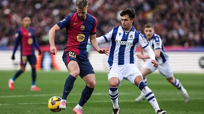 FC Barcelona-Real Sociedad: resumen del partido de la 26ª jornada de Liga | Primera | Ver FC Barcelona-Real Sociedad: resumen del partido de la 26ª jornada de Liga | Primera | Ver