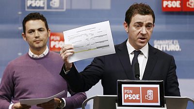 Barcina justifica las dietas que se cobraban de Caja Navarra y la oposición insta a su salida