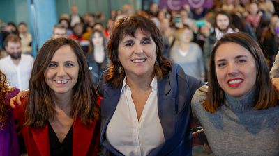 Belarra y Montero piden el voto para Faraldo en Galicia: "Es la única que puede cambiar las cosas"